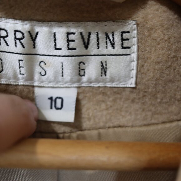 Larry Levine Design 100% Camel Hair Long Line Trench Coat 10 - Picture 10 of 16